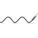 Goobay 65273 audiokaapeli 1 m 3.5mm TRS musta, Hopea Goobay 65273 audiokaapeli 1 m 3.5mm TRS musta, Hopea