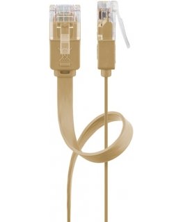 Goobay 95887 võrgukaabel Helepruun 5 m Cat6 U/UTP (UTP)