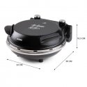 Domo DO9285PZ picu panna un krāsns 1 pica (-s) 1200 W Melns Domo DO9285PZ picu panna un krāsns 1 pica (-s) 1200 W Melns