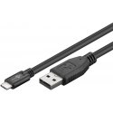 Goobay 55469 USB-kaapeli USB 2.0 3 m USB C USB A musta Goobay 55469 USB-kaapeli USB 2.0 3 m USB C USB A musta