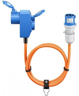 Goobay 76233 elektrības kabelis Oranžs 5 m