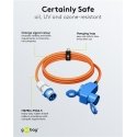 Goobay 76233 power cable Orange 5 m