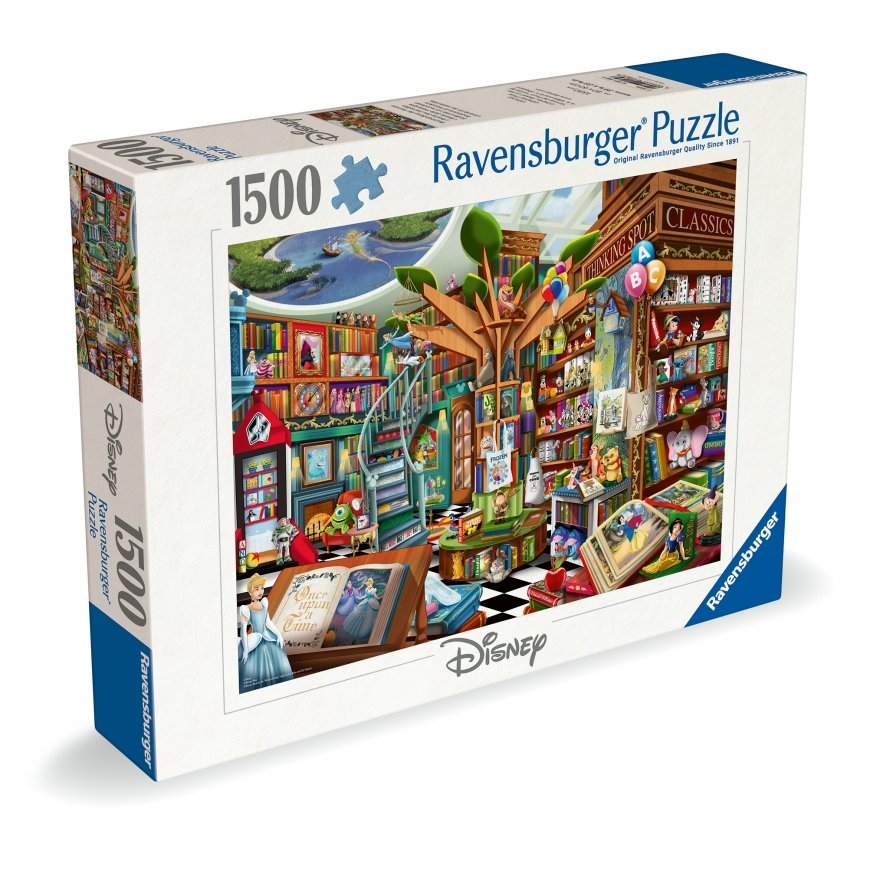Ravensburger puzzle 1500 pcs: magical Disney bookstore