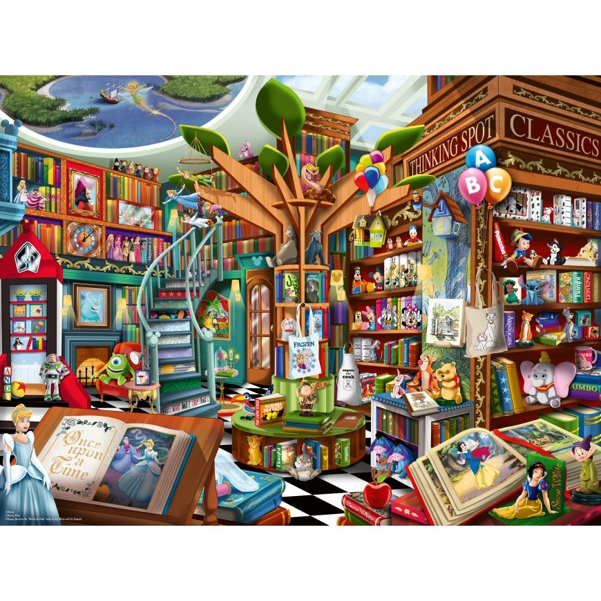 Ravensburger pusle 1500 tk: maagiline Disney raamatupood – 2