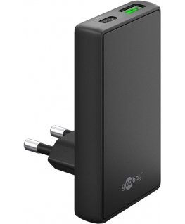 Goobay 75723 mobile device charger Universal Black AC Fast charging Indoor