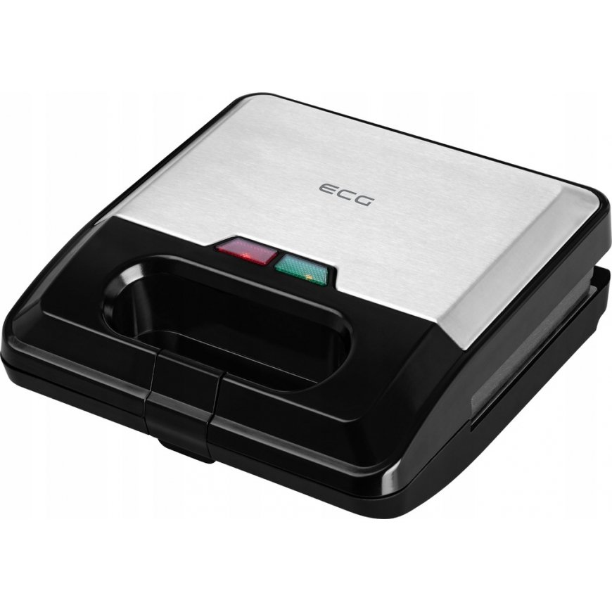 ECG S 3173 sandwich maker 750 W Black, Stainless steel