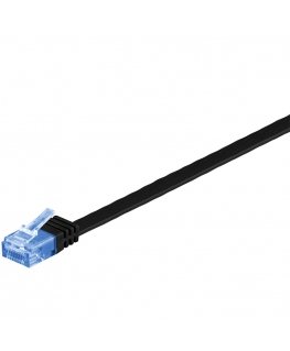Goobay RJ-45 CAT6a 3m võrgukaabel Must U/UTP (UTP)