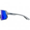 Uvex sportstyle 235 Multi-sport glasses Unisex Semi rimless Grey