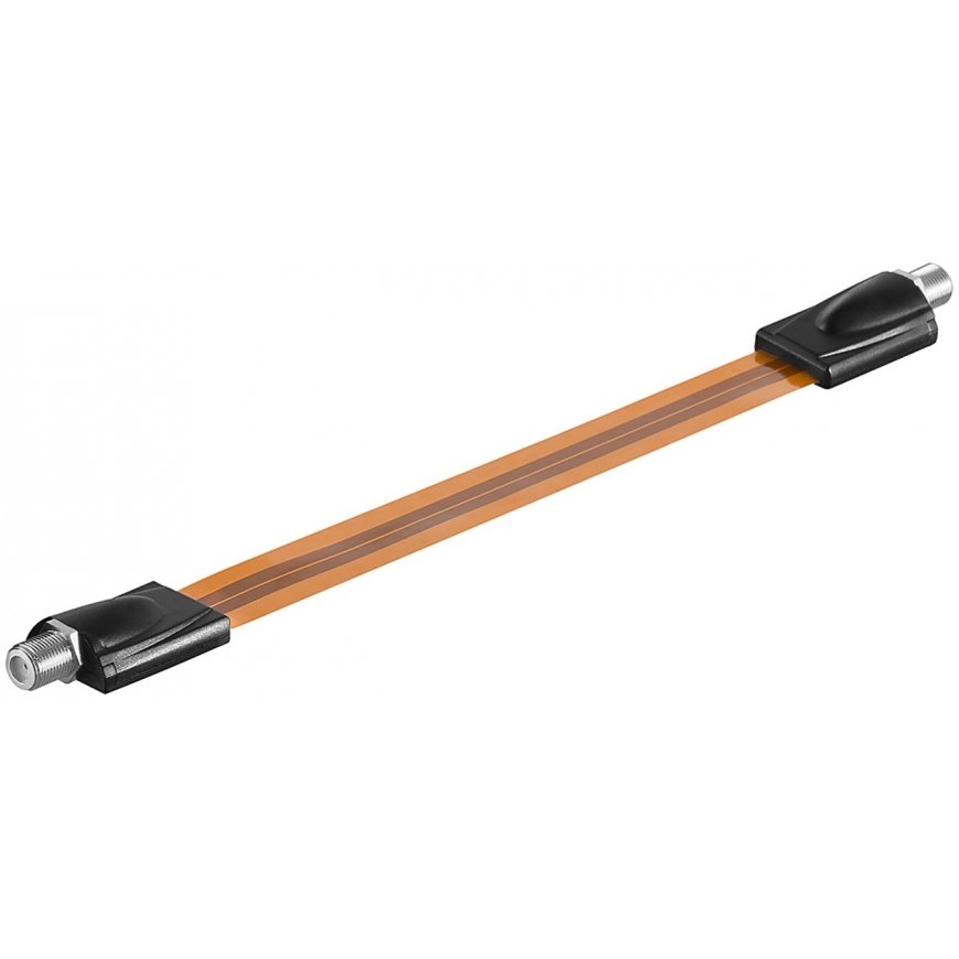 Goobay 67244 коаксиальный кабель 0,3 m F-типа Черный, Коричневый, Оранжевый – 4