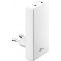 Goobay 75726 PDA/mobīlo telefonu lādētājs Universāls Balts AC Ātrā uzlāde Iekštelpas Goobay 75726 PDA/mobīlo telefonu lādētājs Universāls Balts AC Ātrā uzlāde Iekštelpas
