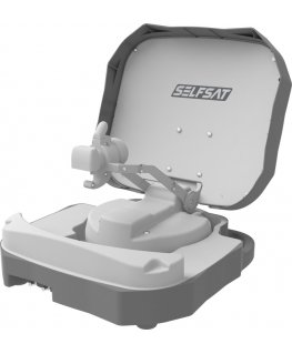 Selfsat Caravan Mobile palydovinė antena Balta