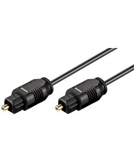 Goobay 51219 audiokaapeli 5 m Toslink musta