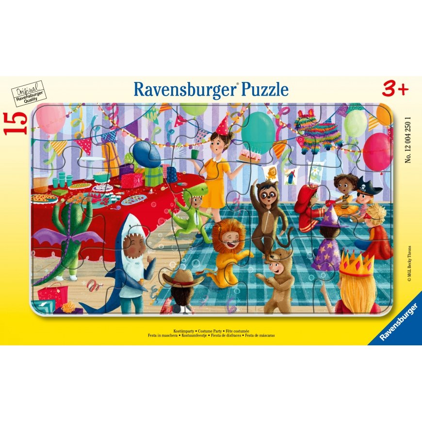 Ravensburger Small Plate Puzzle 15 pcs: Costume Party