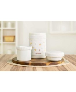 Miniland Valencia Food Thermos with 2 Airtight Containers 700 ml Valencia