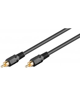 Goobay Coaxial Digital/Audio Connector Cable, RCA S/PDIF, Double Shielded, 5m