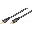 Goobay 50435 garso kabelis 5 m RCA Juoda Goobay 50435 garso kabelis 5 m RCA Juoda
