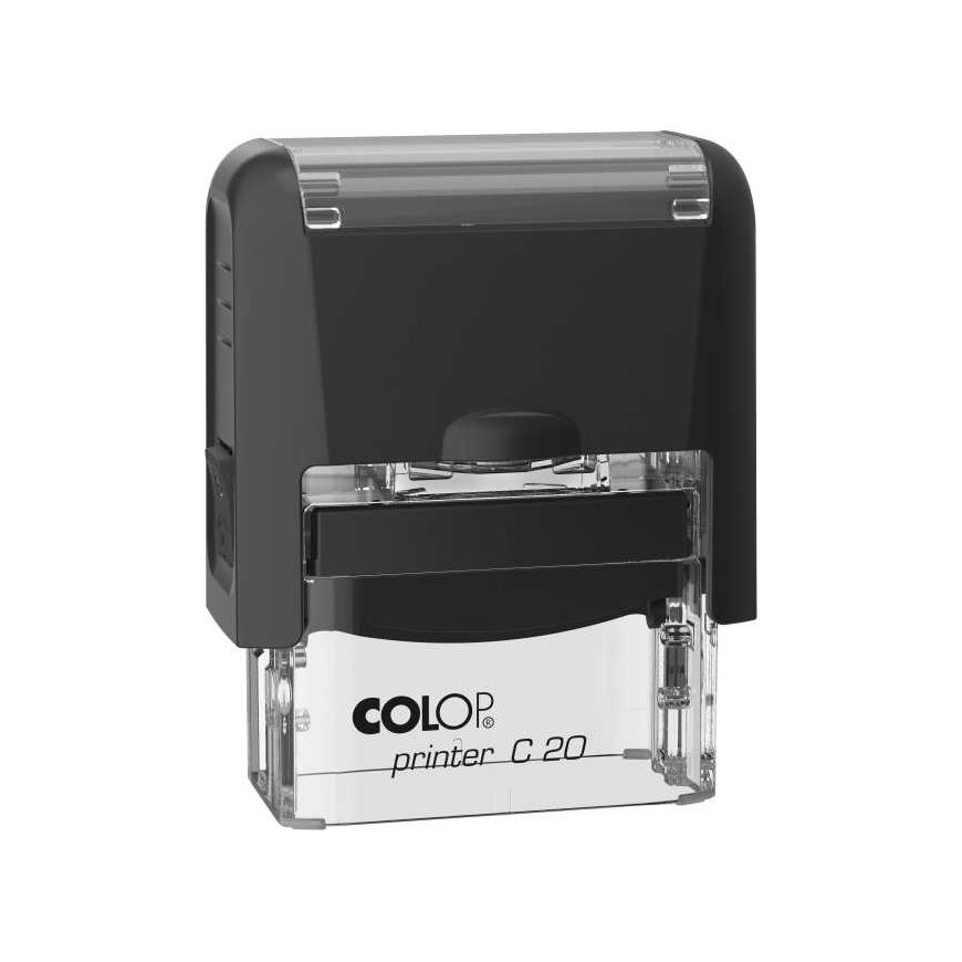 COLOP Printer C20, black body, red cushion – 2