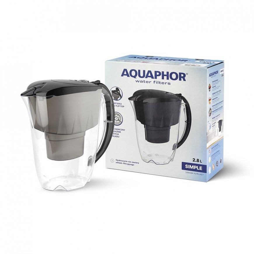 Aquaphor Simple Jug 2.8L without filter cartridge, gray