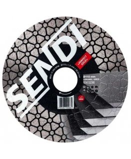 Diamond tile cutting disc at a 45-degree angle, SENDI Perfect EDGE, Ø115 x 1.6 x 22.23 mm