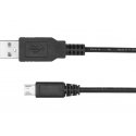 Kruger & Matz USB - micro USB кабель 1м черный Kruger & Matz USB - micro USB кабель 1м черный