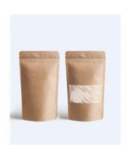 Мешок DoyPack с окошком 130x35x225 мм (500 мл), 40 шт.