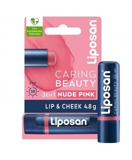 LIPOSAN CARING BEAUTY 3 in 1 nude pink 4.8 gr