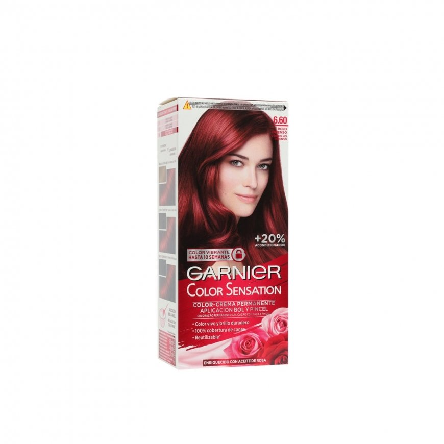 Hair dye "Garnier Color Sensation" 6.60 Deep Red