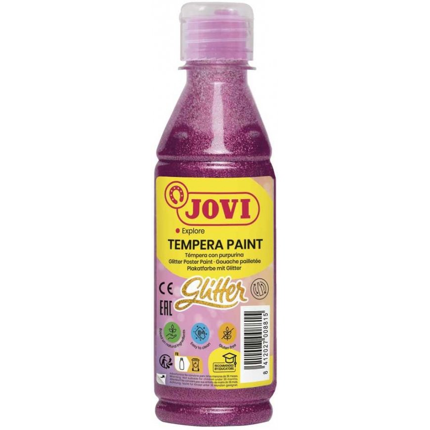 JOVI Tempera Paint, 250ml, pink, glossy – 2