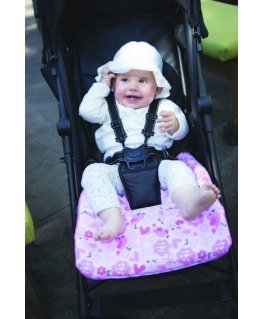 CUDDLECO vežimėlio įdėklas/paminkštinimas Juodas ir Baltas Stars Mini CC844050
