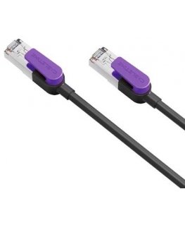 Cabletime Cat8 S/STP kaabel, 1m, musta