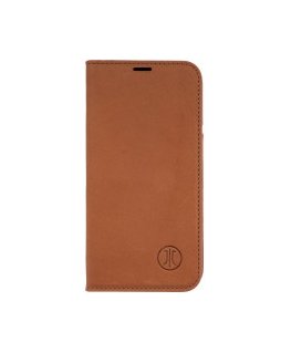 JT Berlin Кожаный чехол-книжка Tegel для Apple iPhone 17 цвет коньяк