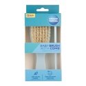 CANPOL BABIES soft brush with natural bristles and comb GOLD, blue, 7/406_blu2 CANPOL BABIES soft brush with natural bristles and comb GOLD, blue, 7/406_blu2