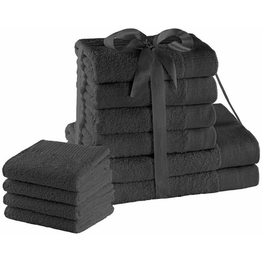 AmeliaHome Rankšluostis / AH / AMARI / CHAR / 70x140 – 2