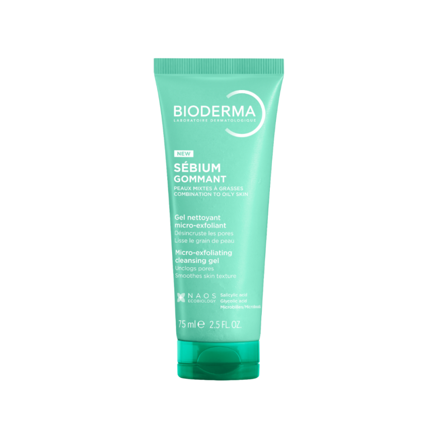 Bioderma SÉBIUM GOMMANT mikroekspolējošais attīrošais gels