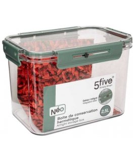 5five Simply Smart Tiivis PP NEO elintarvikeastia päivämääränäytöllä, 350 ml