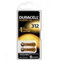 DA-312 DURACELL dzirdes aparātu baterijas 6gab. DA-312 DURACELL dzirdes aparātu baterijas 6gab.