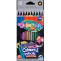 COLORINO METTALIC Colored Pencils, 10 Colors COLORINO METTALIC Colored Pencils, 10 Colors