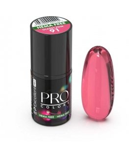 Cosmetics Zone Excellent Pro Pro Colors Hema Free hybridikynail polish 91 Glassy Rožinė 7g