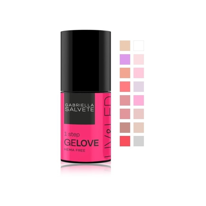 Kosmetikos Zona Excellent Pro Pro Colors Hema Free hibridinis nagų lakas 91 Glassy Rožinė 7g – 2
