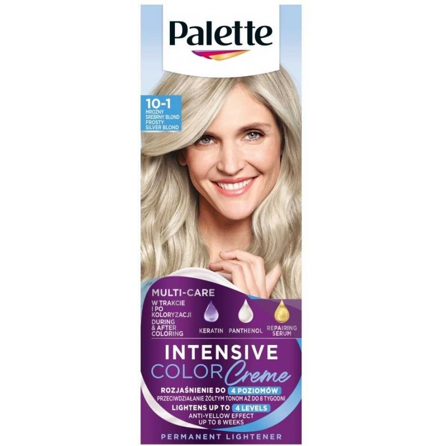 Palette Intensive Color Creme - Lightener 10-1 (C10) Salti Sudraba Blonds – 2