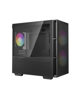 Aerocool P500B PC korpuss, Midi-Tower, ATX, ar šķiedru stiklu, RGB - melns