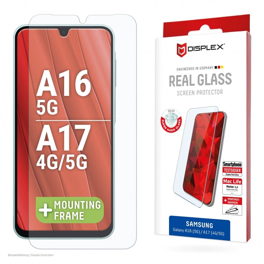 DISPLEX tikras stiklas Samsung Galaxy A16 5G/A17 4G/A17 5G