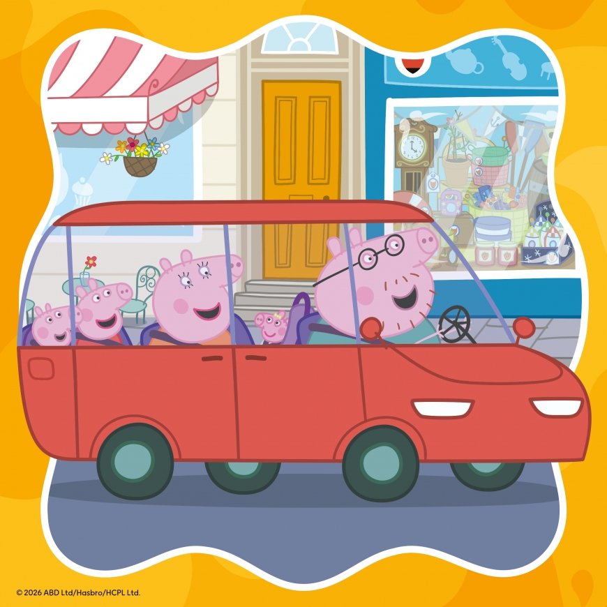 Ravensburger pusle 3x49 tk: Põrsas Peppa perega – 4