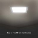 V-tac 18W LED recessed panel, square, white, 3000K V-tac 18W LED recessed panel, square, white, 3000K