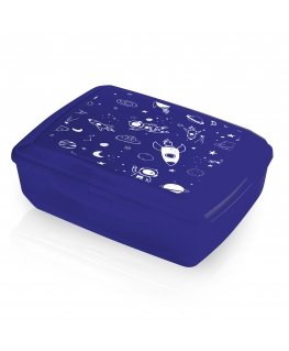Two-camera lunch box with cooling insert, blue AMBITION