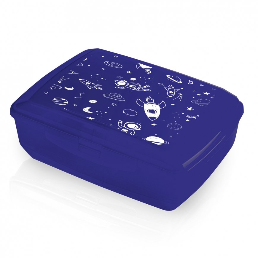 Two-camera lunch box with cooling insert, blue AMBITION – 2