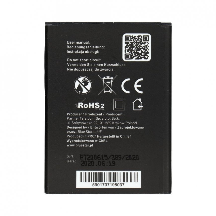 BlueStar Blue Star Blue Battery, designed for SAMSUNG S4 Mini I9190 / Ace 4 G357 2100 mAh