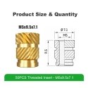 Mintion M5 x 9.5 mm x 7.1 mm sisekujundite komplekt - 50 tk Mintion M5 x 9.5 mm x 7.1 mm sisekujundite komplekt - 50 tk