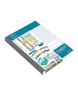 Logical Swing Notebook – Casual Color Series with silver ion coating, semi B5 grid 5mm in various colors (5 pieces) HB5-H511-5P