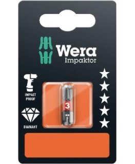 Antgalis Wera Impactor 851/1 IMP DC, 1 x PH3 x 25 mm, blisteryje